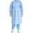 Halyard Tri-Layer - Protective Procedure Gown X-Large Blue NonSterile AAMI Level 3 Disposable - 54311
