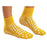 Care-Steps - Fall Management Slipper Socks Medium Yellow Ankle High - 80180