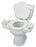 Maddak - Raised Toilet Seat with Arms 3 Inch Height White 400 lbs. Weight Capacity - 725600050