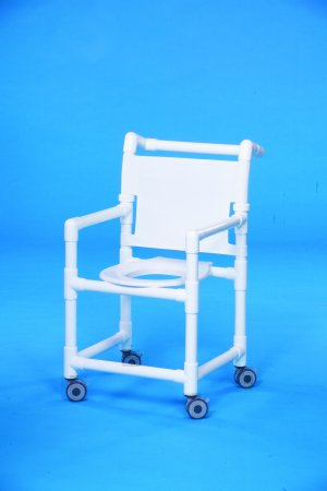 IPU Original Shower Chair Fixed Arm PVC Frame Mesh Back - SC9200