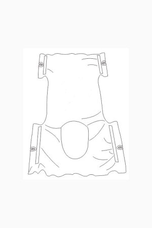 Drive Medical Floor Lift Sling 2 or 6 Point With Head Support 400 lbs. Weight Capacity - 13227D