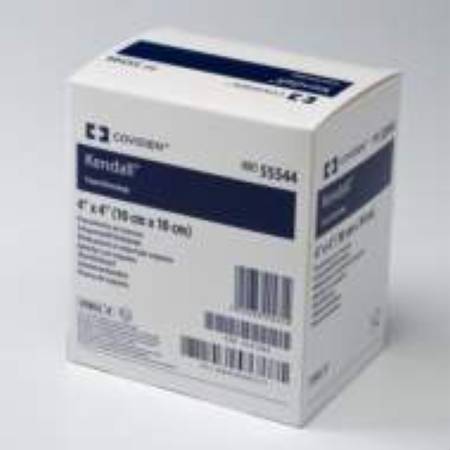 Cardinal Kendall AMD Impregnated Foam Dressing 3.5 X 3 Inch Hydrophilic Polyurethane Foam Polyhexamethylene Biguanide (PHMB) Sterile - 55535AMD