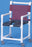 IPU IPU Shower Chair ipu Fixed Arm PVC Frame Mesh Back - SC200-OS-FS