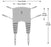 SURELIFT - Universal Mesh Sling 6 Point Medium 400 lbs. Weight Capacity - MS882