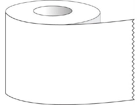 Shamrock Scientific - Blank Label Tape Multipurpose Label White 1 X 500 Inch - ST-10-1