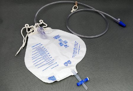 AMSure - Urinary Drain Bag Anti-Reflux Valve Sterile Fluid Path 2000 mL Vinyl - AS322