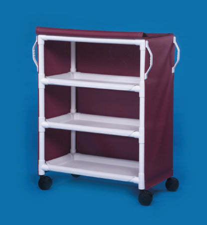 IPU Deluxe Linen Cart 4 Casters, 4 Inch PVC - LC36-3
