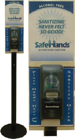 Safehands SafeHands Alcohol-Free Hand Sanitizer 18 oz. BZK (Benzalkonium Chloride) Foaming Pump Bottle - SHU-18-4