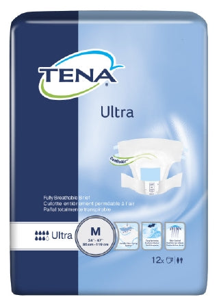Essity HMS North America Inc TENA Ultra Adult Incontinent Brief Tab Closure Medium Disposable Heavy Absorbency - 67200