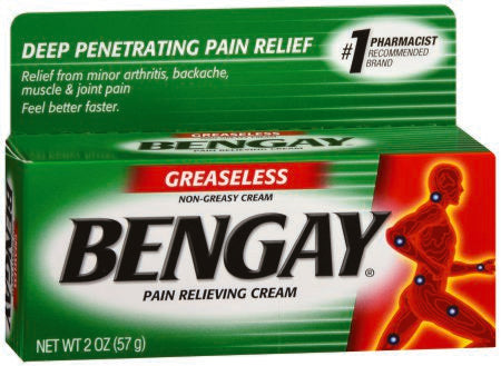 Johnson & Johnson Consumer Bengay Greaseless Topical Pain Relief 10% - 15% Strength Menthol / Methyl Salicylate Cream 2 oz. - 10074300081974