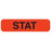 Tabbies Pre-Printed Label Advisory Label STAT Fluorescent Red 5/16 X 1-1/4 Inch - AP343