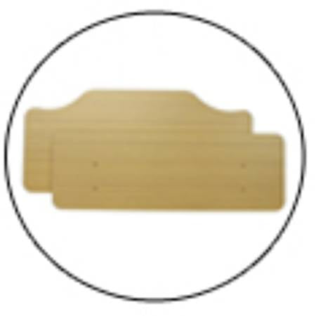 N.O.A. Medical Industries Headboard/Footboard with Staff Control Camel Back Wild Cherry - 7540013WCH