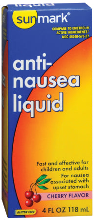 McKesson sunmark Nausea Relief 21.5 mg - 1.87 Gram - 1.87 Gram Strength Liquid 4 oz. - 49348057627