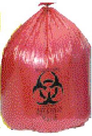 Colonial Bag Corporation Colonial Bag Infectious Waste Bag 40 - 45 gal. Red LLDPE 40 X 46 Inch - HXR46