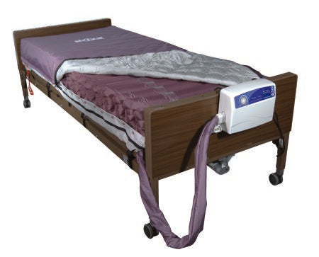 Drive Medical Med-Aire Bed Mattress System Low-Air-Loss / Alternating Pressure 36 X 80 X 8 Inch - 14027