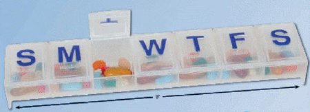 Apothecary Products - Pill Organizer 2X-Large 7 Day 1 Dose - 67422
