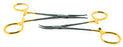 BR Surgical - Vasectomy Forceps Set Surgical Grade Stainless Steel / Tungsten Carbide NonSterile Ratchet Lock Finger Ring Handle - BR66-10607