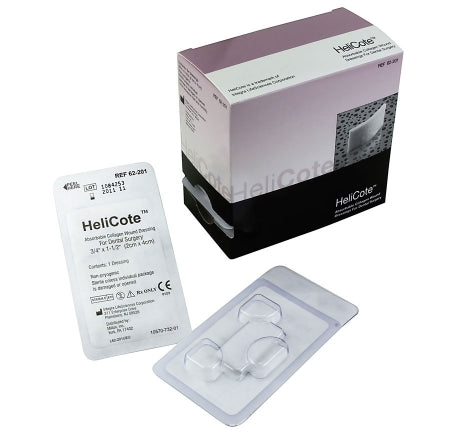Miltex HeliCote Collagen Dressing Collagen 3/4 X 1.5 Inch - 62-201