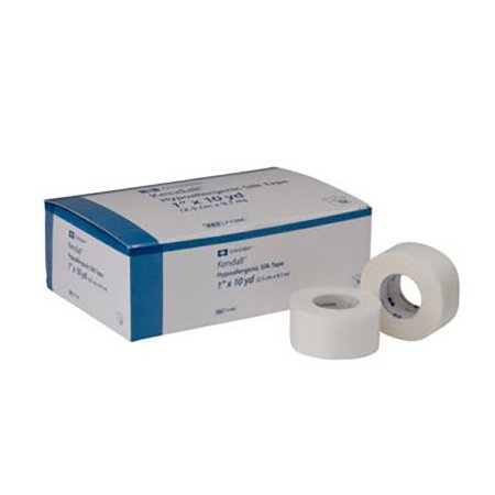 Kendall Hypoallergenic Silk - Medical Tape Easy Tear Silk-Like Cloth 2 Inch X 10 Yard White NonSterile - 7139C