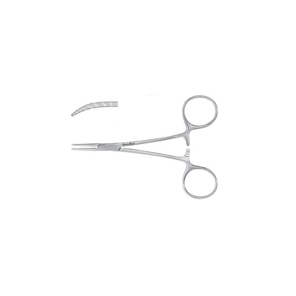 Miltex-Integra Forcep Hemostatic Halsted Mosquito Meister-Hand 5" Serrated Curved Ss Ea - MH7-10