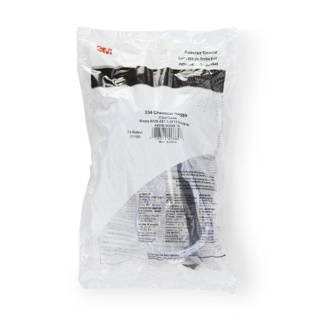 3M - Protective Goggles Clear Tint Polycarbonate Lens Elastic Strap One Size Fits Most - 40660-00000-10