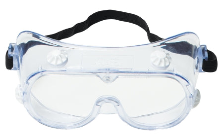 3M - Protective Goggles Anti-fog Coating Clear Tint Polycarbonate Lens Elastic Strap One Size Fits Most - 40661-00000-10