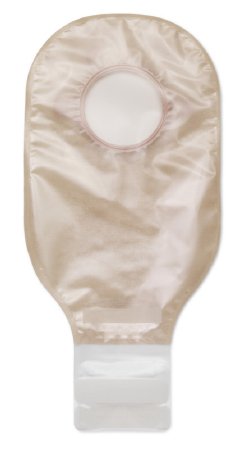 New Image - Ostomy Pouch Two-Piece System 12 Inch Length Drainable Pre-Cut - 18002