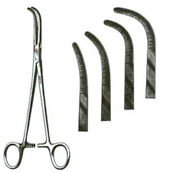 Miltex - Hemostatic Forceps Rumel 9 Inch Length OR Grade German Stainless Steel Full Curved 2-3/8 Inch Jaw - 25-784