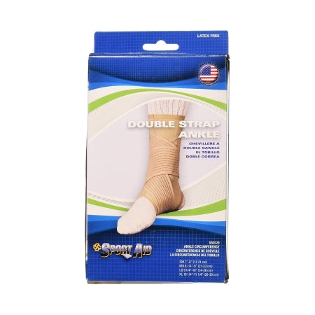 Sport Aid - Ankle Support Large Pull-On / Hook and Loop Closure Left or Right Foot - SA0325 BEI LG