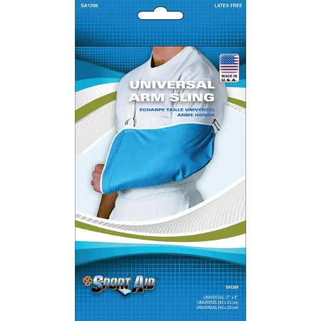 Sport Aid - Arm Sling Buckle / Hook and Loop Strap Closure One Size Fits Most - SA1260 DEN UN