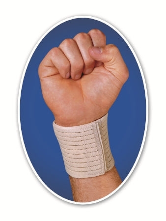 Scott Specialties Wrist Wrap Carrot Elastic Left or Right Hand Beige One Size Fits Most - SA1307 BEI UN
