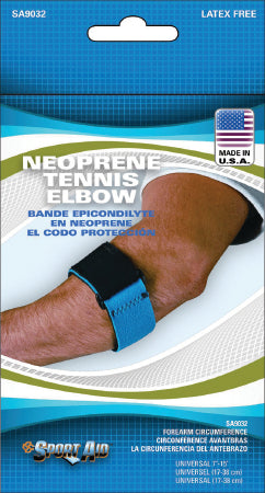 Scott Specialties Sport-Aid Elbow Support One Size Fits Most Hook and Loop Closure Tennis - SA9032 BLU UN