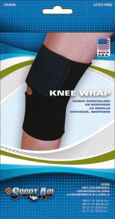 Scott Specialties Sport-Aid Knee Sleeve Medium Slip-On 14 to 15 Inch Circumference Left or Right Knee - SA9067 BLU MD