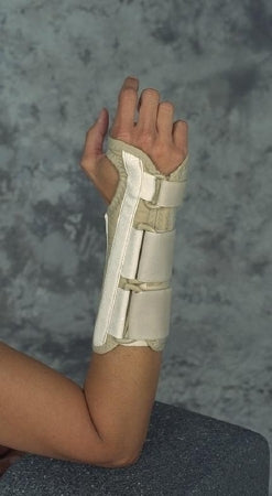 Scott Specialties Deluxe Wrist Brace Nylon / Foam Left Hand Beige Small - SA3989 BEI SML