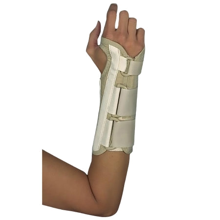 Deluxe - Wrist Brace Contoured Foam / Metal / Nylon Left Hand Beige Medium - SA3989 BEI MDL