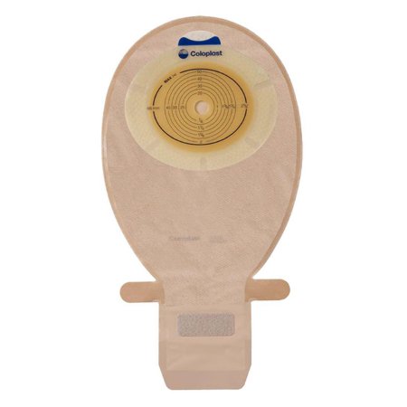 SenSura EasiClose - Ostomy Pouch One-Piece System 11-1/2 Inch Length, Maxi 1-1/4 Inch Stoma Drainable Flat, Pre-Cut - 15533