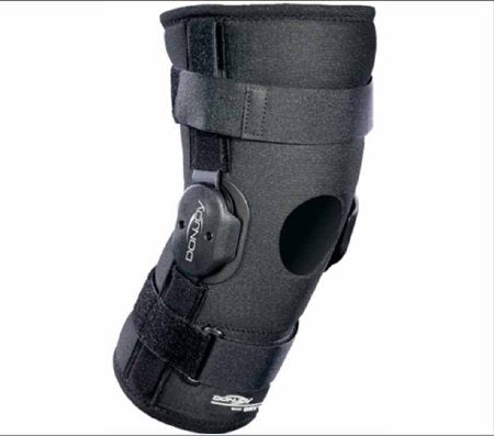 Djo Hinged Knee Brace 2X-Large Wraparound / Hook And Loop Straps 26-1/2 To 29-1/2 Inch Circumference Standard Length - 11-0555-6