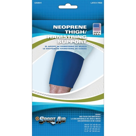 Sport-Aid - Thigh Support Medium Pull On 10 Inch Length Left or Right Leg - SA9041 BLU MD