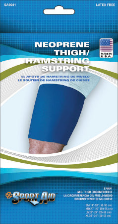 Scott Specialties Sport-Aid Thigh Support Large Pull-on 10 Inch Length Left or Right Leg - SA9041 BLU LG