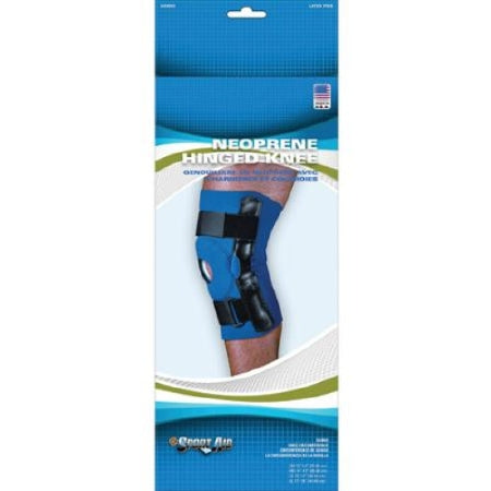 Scott Specialties Sport-Aid Knee Sleeve Small Slip-On Left or Right Knee - SA9067 BLU S
