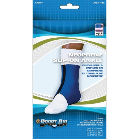 Sport Aid - Ankle Support Small Pull-On Left or Right Foot - SA9090 BLU SM