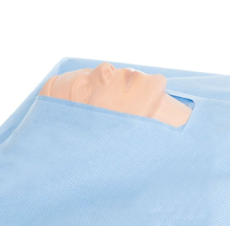 O&M Halyard Inc EENT Drape EENT Split Drape 76 W X 124 L Inch Sterile - 89358