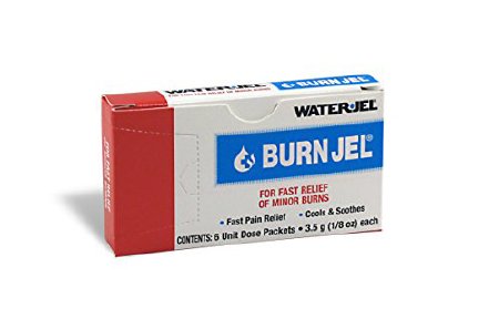 Water Jel Burn Jel - Burn Relief Topical Gel 3.5 Gram Individual Packet - 66626