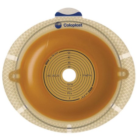 SenSura Flex - Ostomy Barrier Sensura Flex Precut, Standard Wear Double Layer Adhesive 50 mm Flange Red Code System 1 Inch Opening - 11313