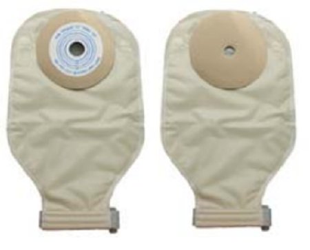 Nu-Hope Laboratories Nu-Flex Nu-Comfort Post-Op Ostomy Pouch Two-Piece System 11 Inch Length 1-1/2 to 1-3/4 Inch Stoma Drainable Oval C, Convex, Trim to Fit - 40-7803-C