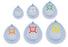 Flexicare Venticaire Anesthesia Face Mask Elongated Style Child User Size 2 Hook Ring - 038-52-420SFPU