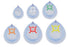 Venticaire - Anesthesia Mask Tail Valve Style Neonatal Size 0 Hook Ring - 038-53-440SFPU