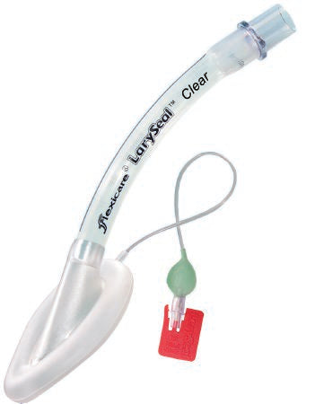 Flexicare LarySeal Clear Laryngeal Mask Pediatric User Size 2-1/2 Green PVC Sterile Disposable - 038-94-325U