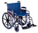 Tracer IV - Wheelchair Dual Axle Full Length Arm Footrest Midnight Blue Upholstery 24 Inch Seat Width Adult 350 lbs. Weight Capacity - 1193408