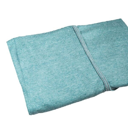 Standard Textile Stretcher Sheet Fitted 26 X 76 X 7.75 Inch Misty Cotton 60% / Polyester 40% Reusable - 7250422